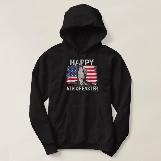 Happy Pasen Joe Biden 4 juli Memorial Indepe Hoodie (Design voorkant)