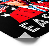 Happy Pasen Joe Biden 4 juli Memorial Indepe Poster (Hoek)