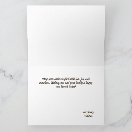 Happy Pasen Kaart (Binnen)