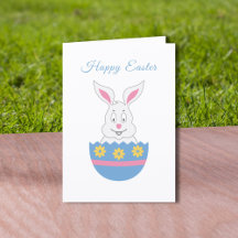 Happy Pasen Kaart met Bunny & Egg