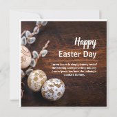 Happy Pasen Kaart (Square) (Voorkant)