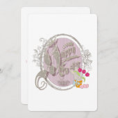 Happy Pasen - Kaart Uitnodiging (Voorkant / Achterkant)