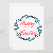 Happy Pasen Kaart voor hem en haar (Voorkant / Achterkant)