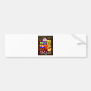 Happy Pasen kleuren Bumpersticker
