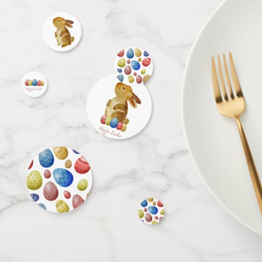 Happy Pasen – Kleurrijke eieren Tafel Scatter Gift Confetti (Groep)