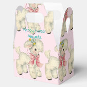 , Happy Pasen, Lamb, Aangepast Bedankdoosjes (Geopend)