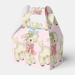 , Happy Pasen, Lamb, Aangepast Bedankdoosjes