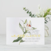 Happy Pasen .lily Feestdagenkaart (Staand voorkant)