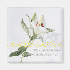 Happy Pasen .lily Magneet