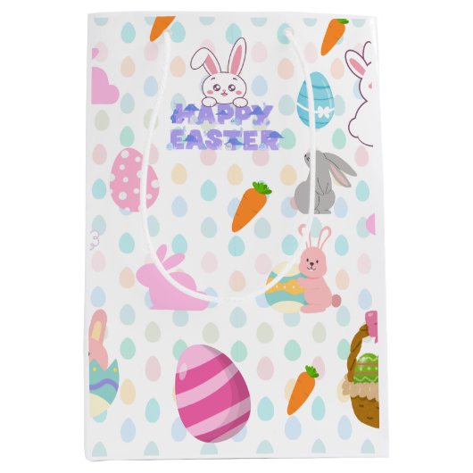 Happy Pasen Medium Cadeauzakje (Voorkant)