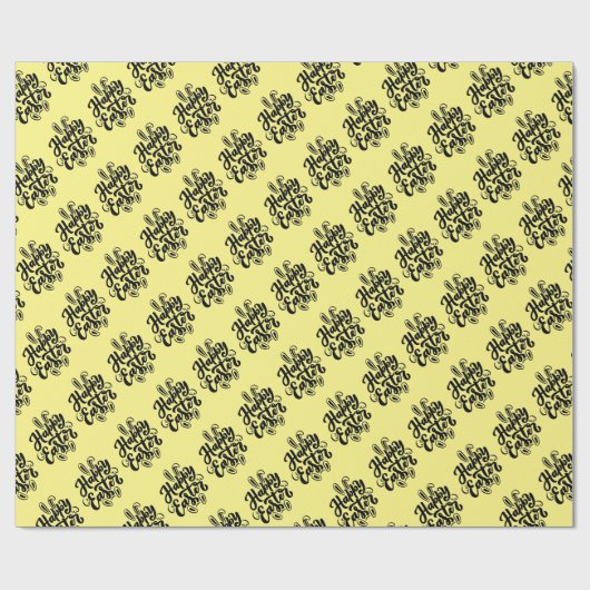 Happy Pasen met Bunny Ears Cadeaupapier (Vlak)