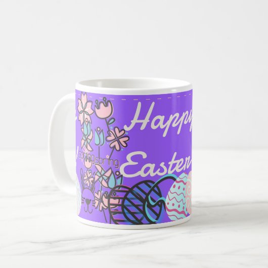 Happy Pasen Mok (Voorkant links)