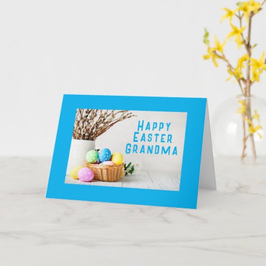 HAPPY PASEN **OMA** KAART (Gele Bloem)