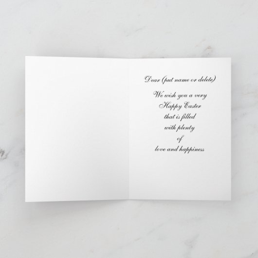 Happy Pasen - op folklore geïnspireerde kaart (Binnen)