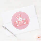 Happy Pasen Ronde Sticker (Envelop)
