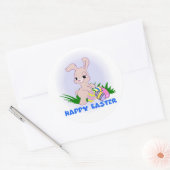 Happy Pasen Ronde Sticker (Envelop)