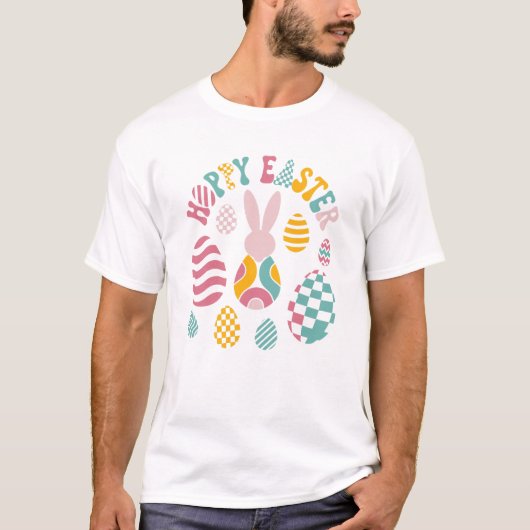 HAPPY PASEN T-SHIRT (Voorkant)