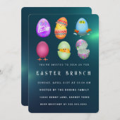 Happy Pasen Uitnodiging (Voorkant / Achterkant)