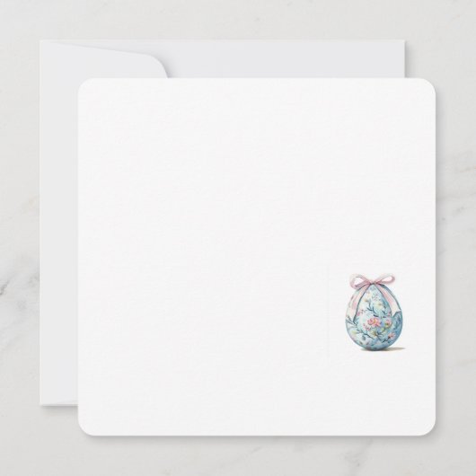 Happy Pasen Uitnodiging (Achterkant)