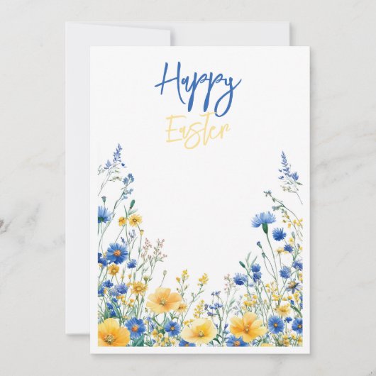 Happy Pasen Uitnodiging (Voorkant)