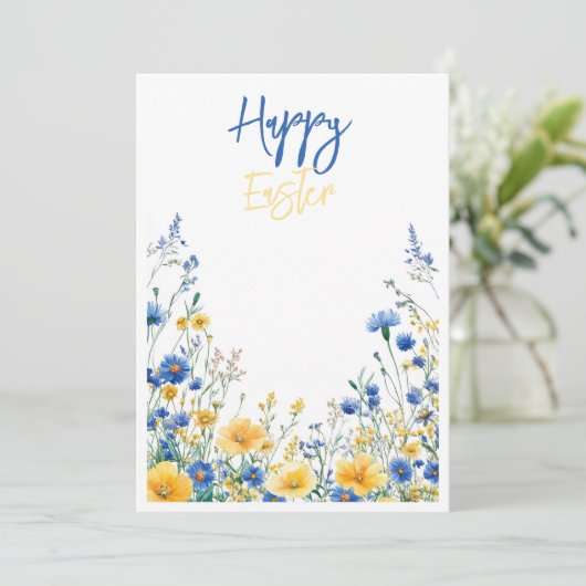 Happy Pasen Uitnodiging (Staand voorkant)