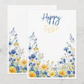Happy Pasen Uitnodiging (Voorkant / Achterkant)