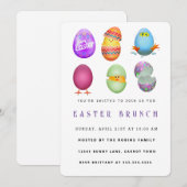 Happy Pasen Uitnodiging (Voorkant / Achterkant)