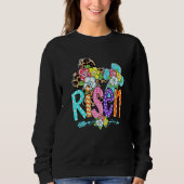 Happy Pasen voor Christelijke meisjes Mam Hij is g Trui (Voorkant)