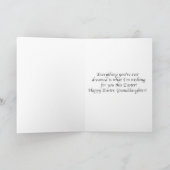 Happy Pasen voor kleindochter Kaart (Binnen)