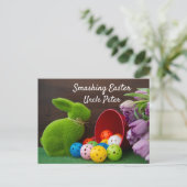 Happy Pasen voor Pickleballer, mooi Briefkaart (Staand voorkant)