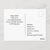 Happy Pasen voor Pickleballer, mooi Briefkaart (Achterkant)