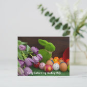 Happy Pasen voor Pickleballer, mooi Briefkaart (Staand voorkant)