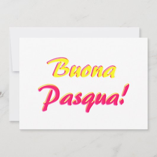 Happy Paskaart Kaart (Voorkant)