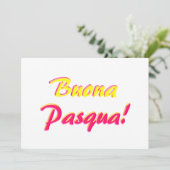 Happy Paskaart Kaart (Staand voorkant)