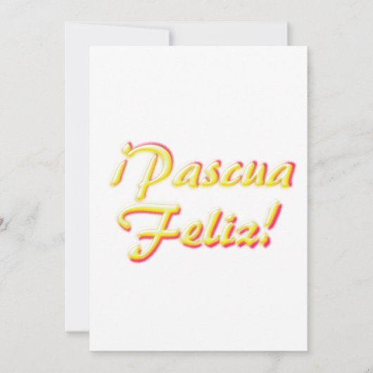 Happy Paskaart Kaart (Voorkant)