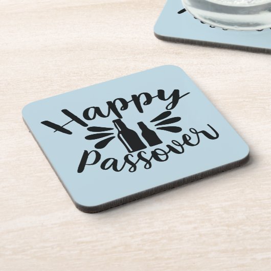 Happy Passover Bier Onderzetter (Linkerzijde)