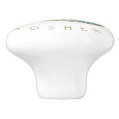 Happy Passover Bord Kosher Pesach Keramische Knop (Zijkant)