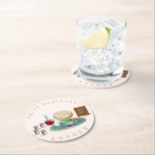 Happy Passover Bord Kosher Pesach Ronde Kartonnen Onderzetter (Insitu)