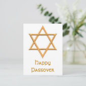 Happy Passover Briefkaart (Staand voorkant)