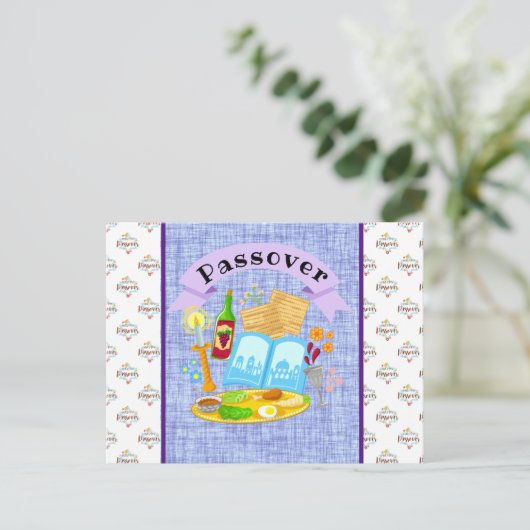 Happy Passover Briefkaart (Staand voorkant)