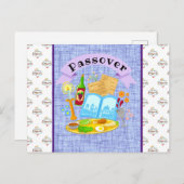 Happy Passover Briefkaart (Voorkant / Achterkant)