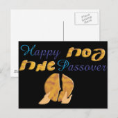 Happy Passover Briefkaart (Voorkant / Achterkant)