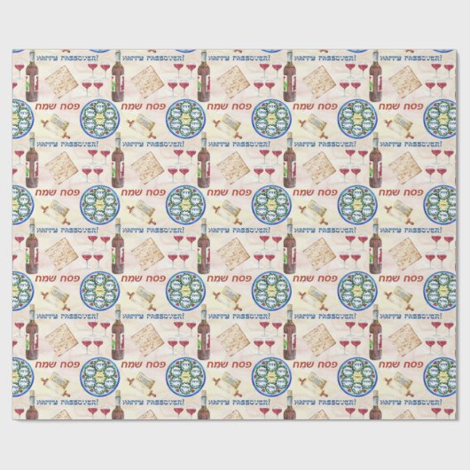 Happy Passover Cadeaupapier (Vlak)