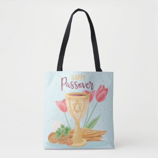 Happy Passover Canvas tas (Voorkant)