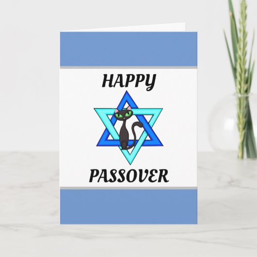 Happy Passover Cats Kaart (Voorkant)