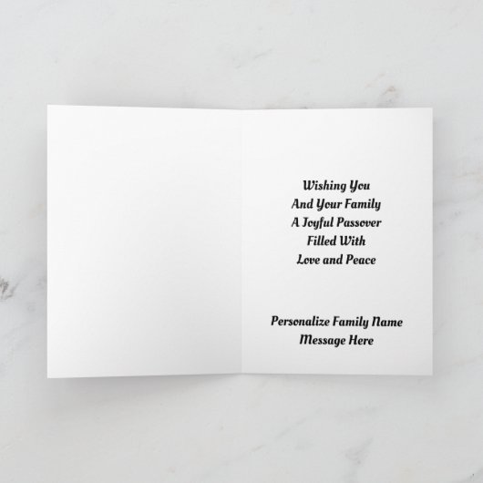 Happy Passover Cats Kaart (Binnen)