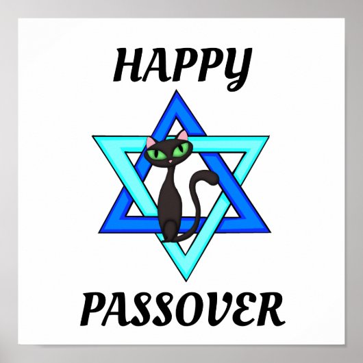 Happy Passover Cats Poster (Voorkant)