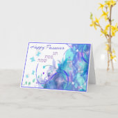 Happy Passover - Chag Pesach Sameach Card Kaart (Gele Bloem)