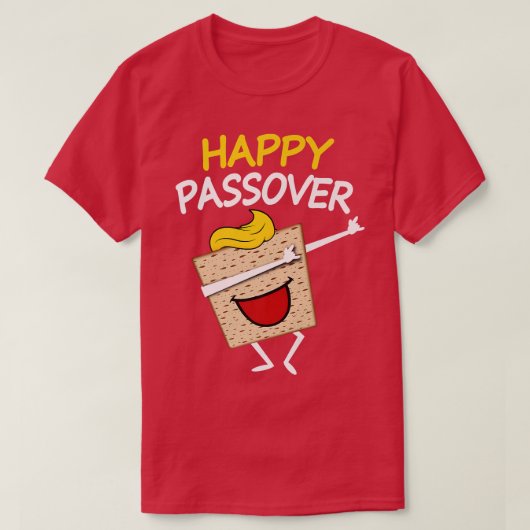 Happy Passover Dabbing Matzah Funny Passover Matza T-shirt (Design voorkant)
