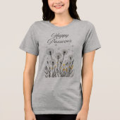 "Happy Passover" dandelion T-Shirt (Voorkant)